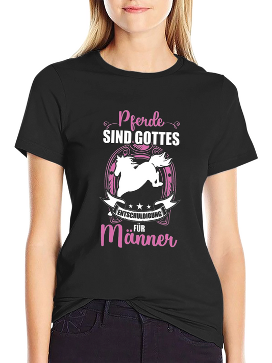 Horse Lover T-Shirt - German Text Design