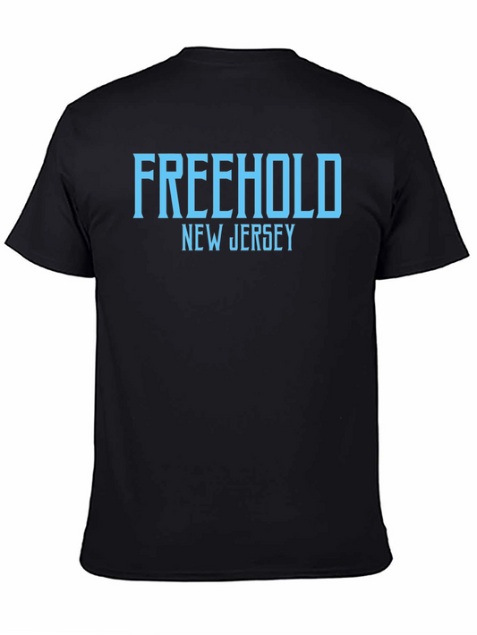 Freehold New Jersey T-Shirt - Black Cotton Tee