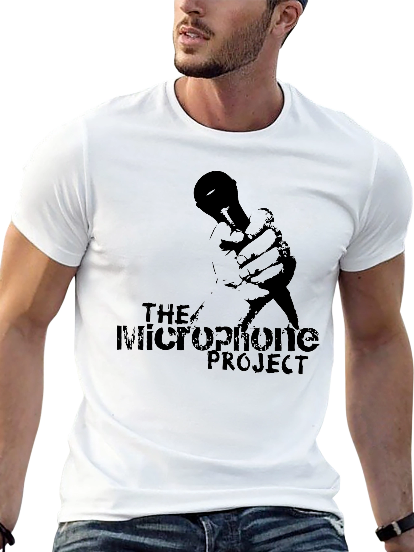 The Microphone Project Graphic Tee - Black