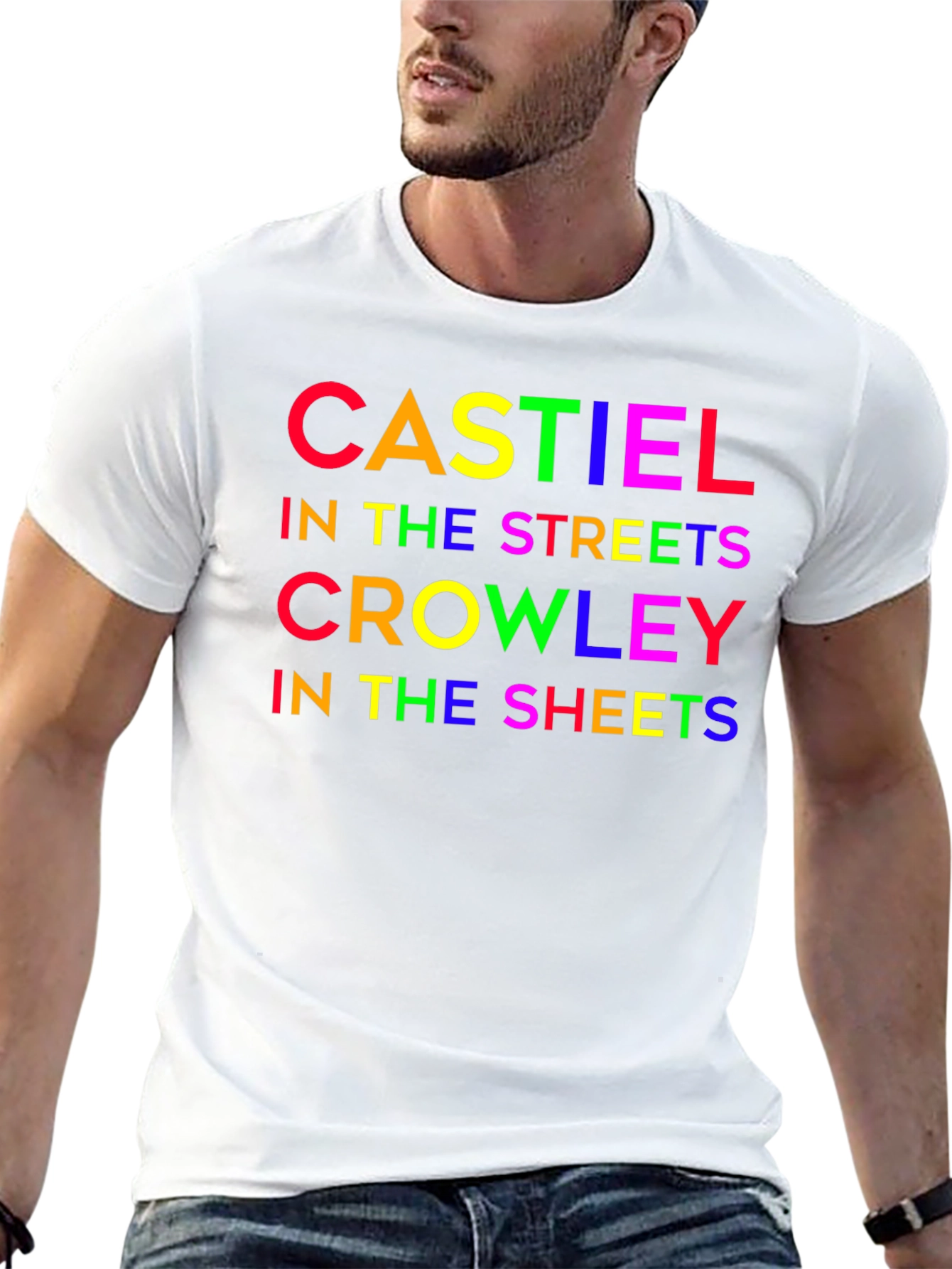 Castiel Crowley Funny Graphic T-Shirt