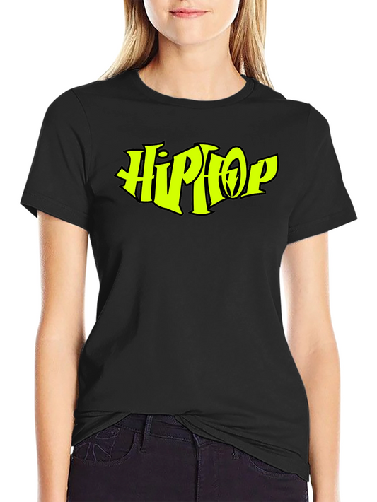 Hip Hop Graphic Black T-Shirt - Classic Style