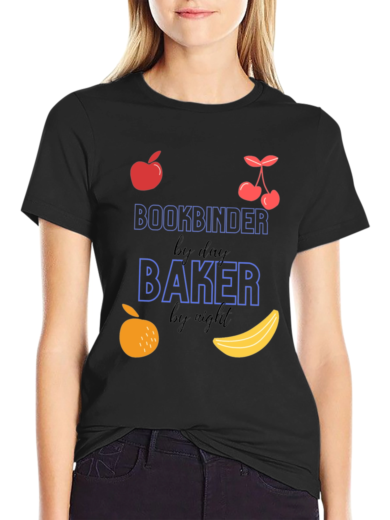 Bookbinder by Day Baker by Night T-Shirt