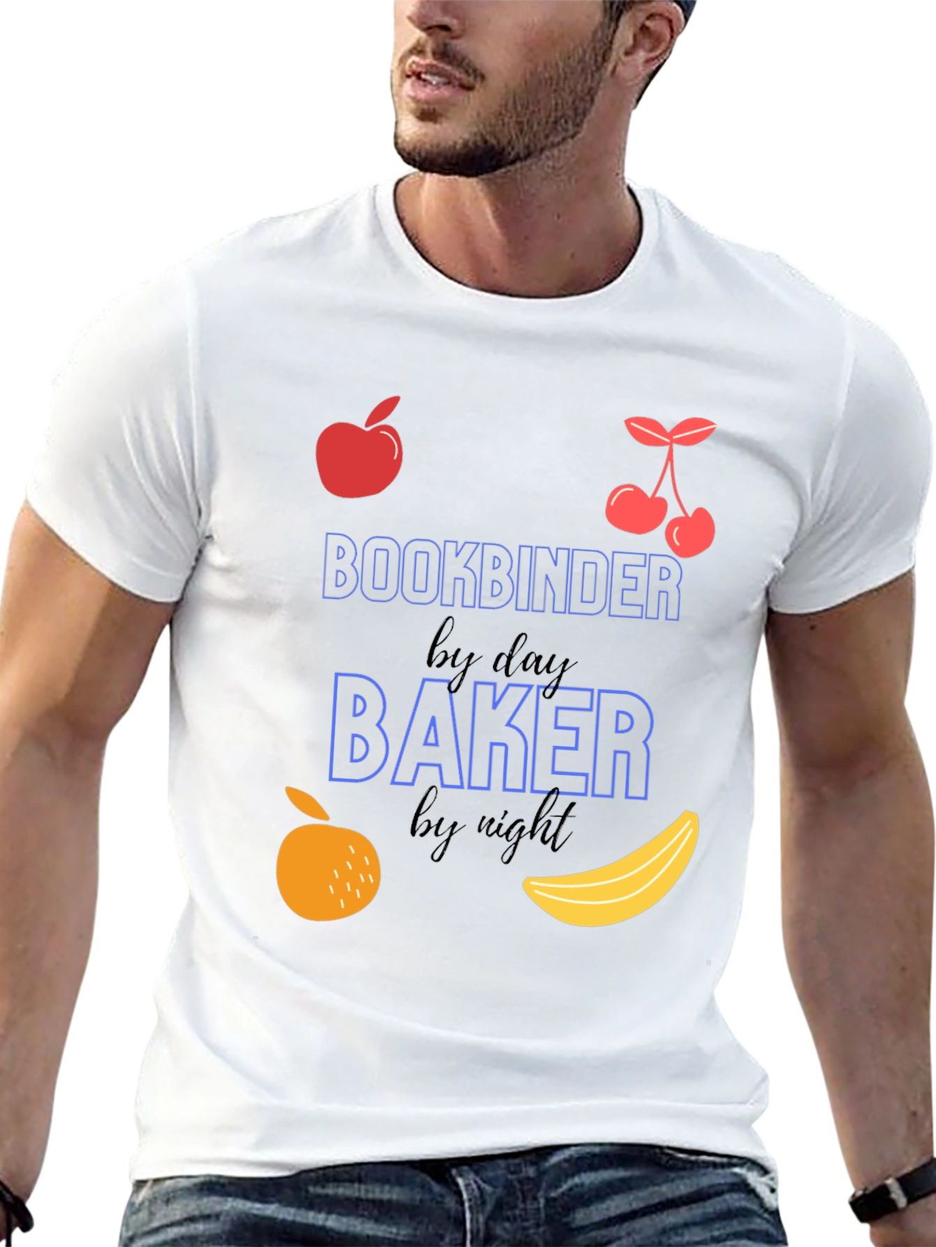 Bookbinder by Day Baker by Night T-Shirt