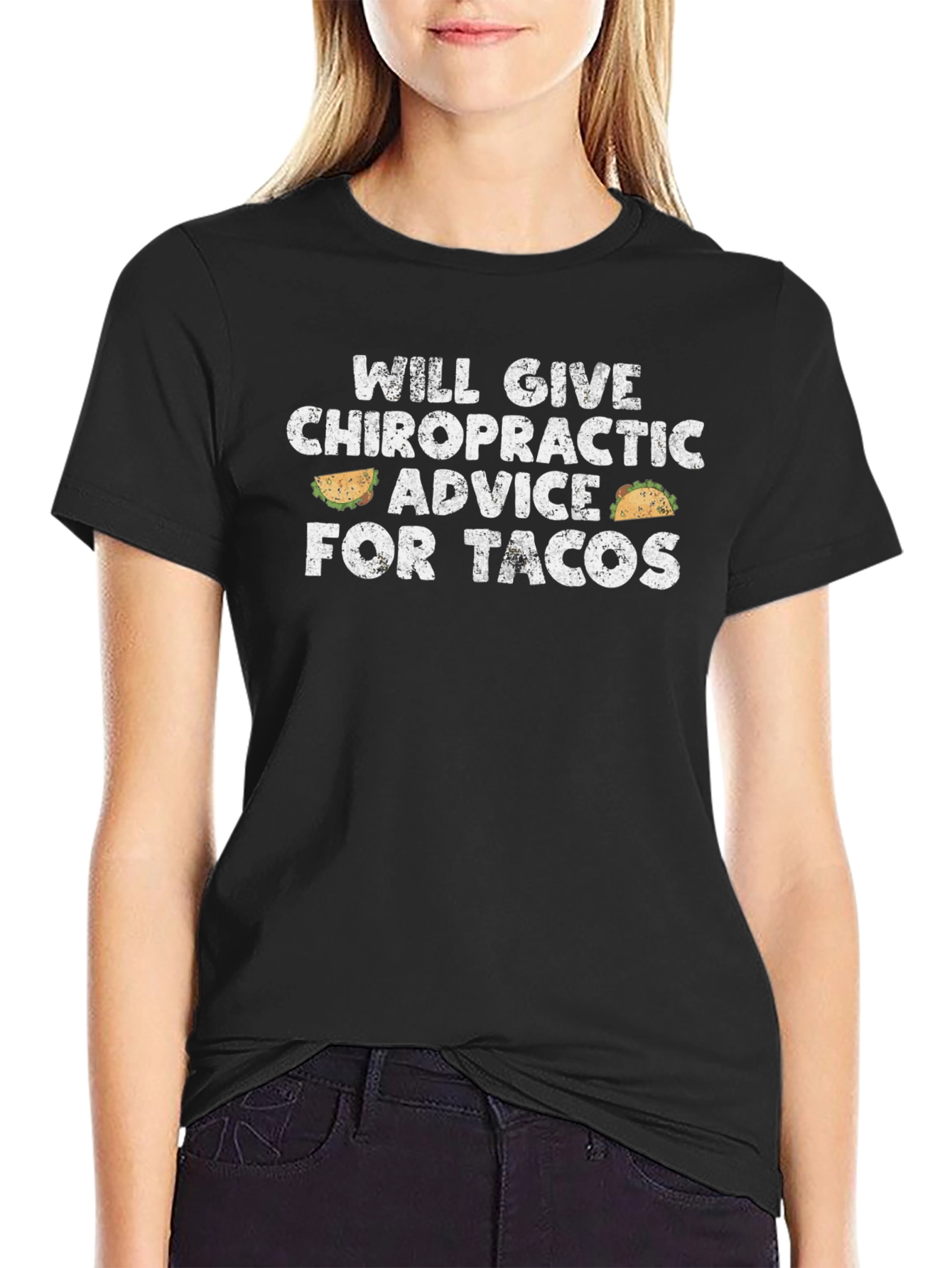 Taco Chiropractic Advice Graphic Tee
