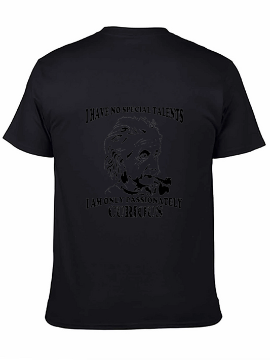 Einstein T-Shirt - Passionately Curious Graphic Tee