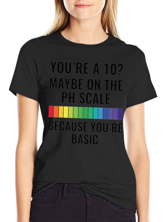Basic pH Scale Graphic T-Shirt