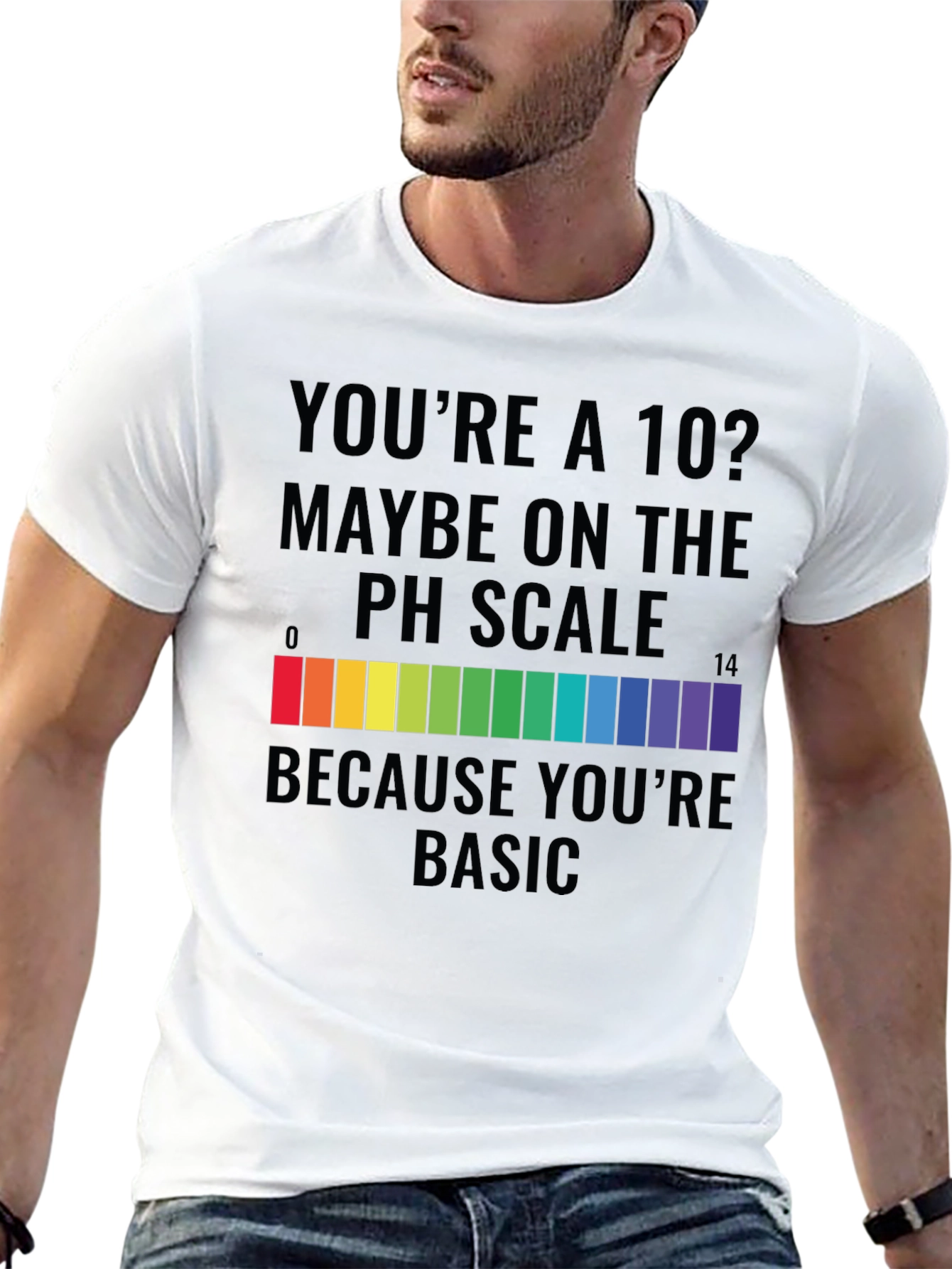 Basic pH Scale Graphic T-Shirt