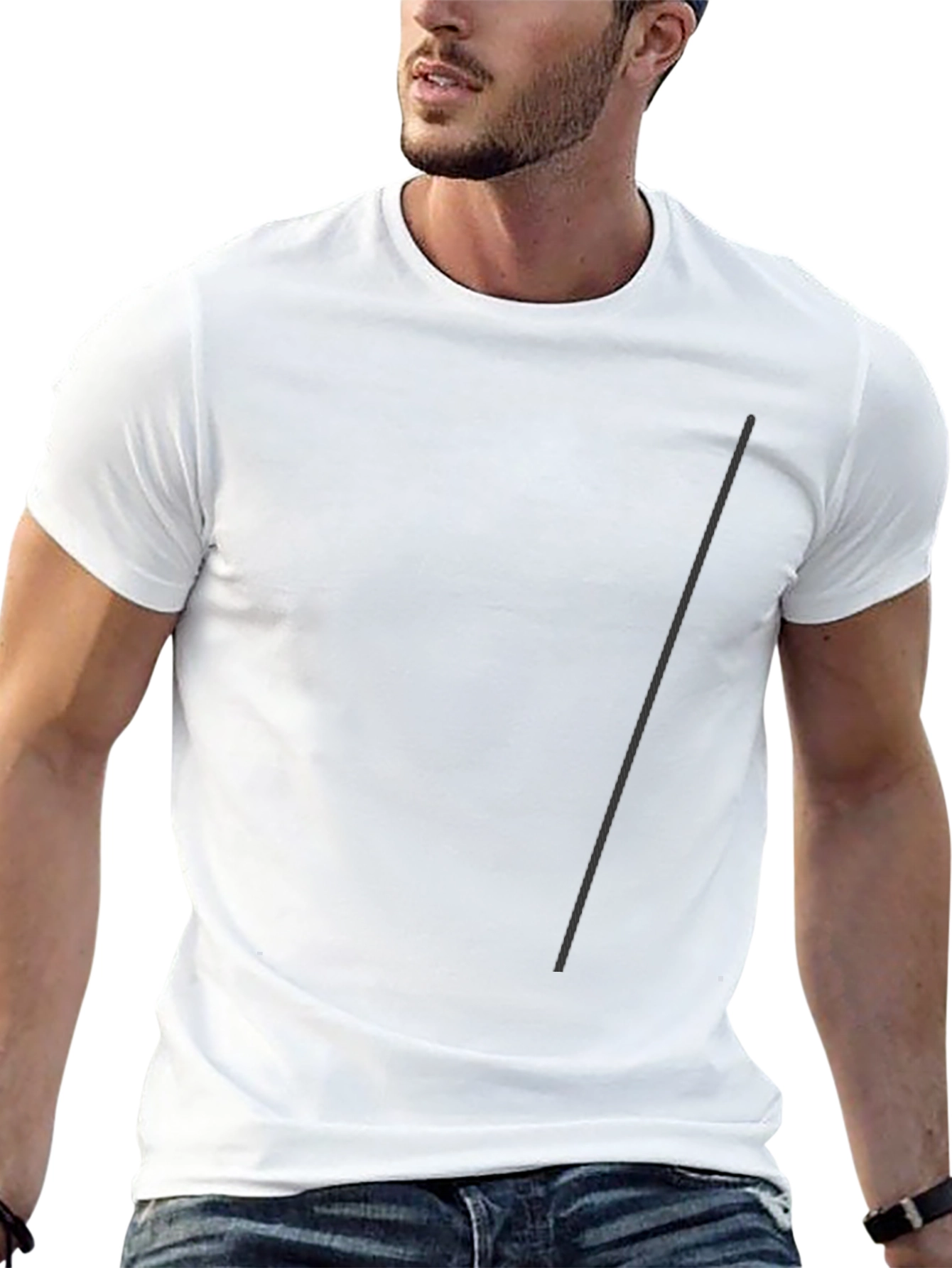Classic Black Crew Neck T-Shirt | Casual Comfort