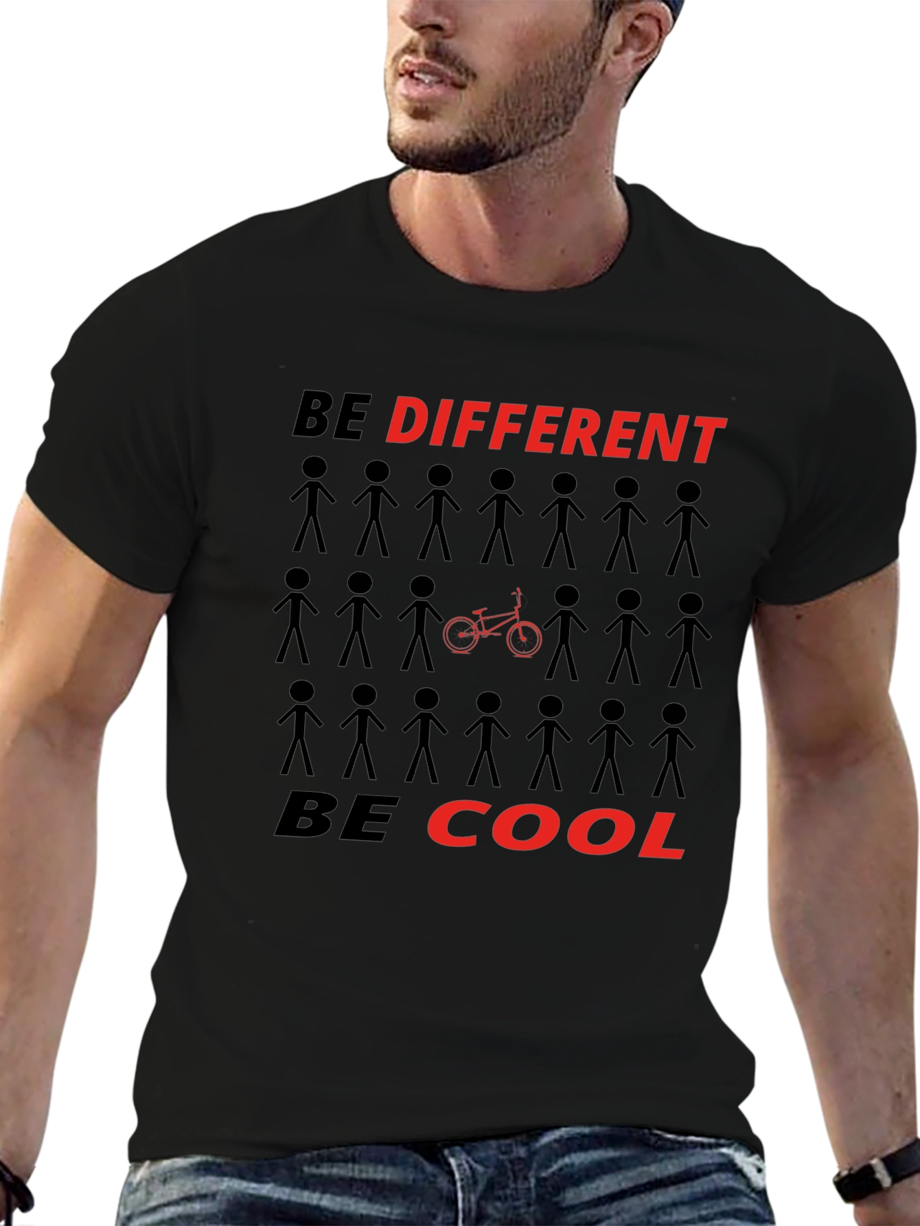 Be Different Be Cool Graphic Tee