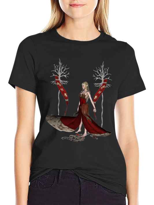 Elf Maiden Graphic Print Tee