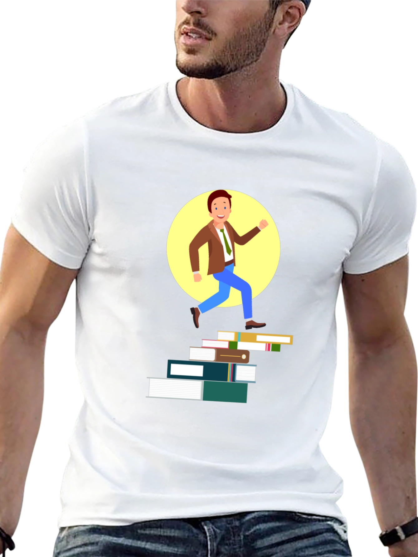 Bookworm Ascent Graphic Tee - Black