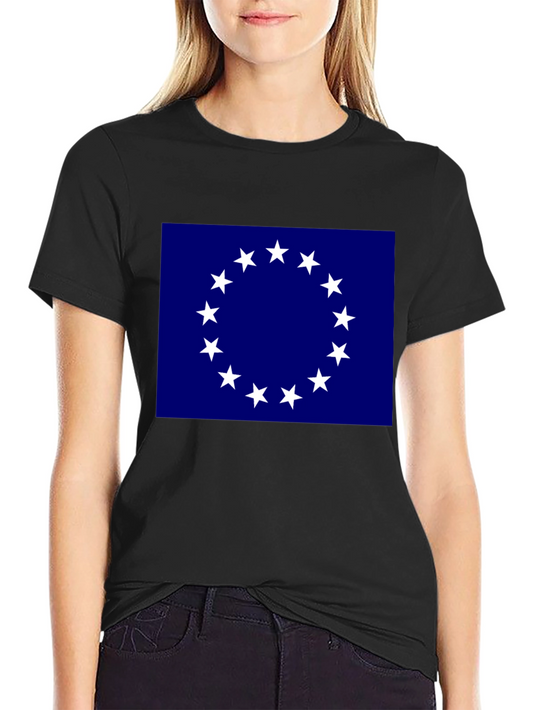 American Revolution 13 Stars Black T-Shirt