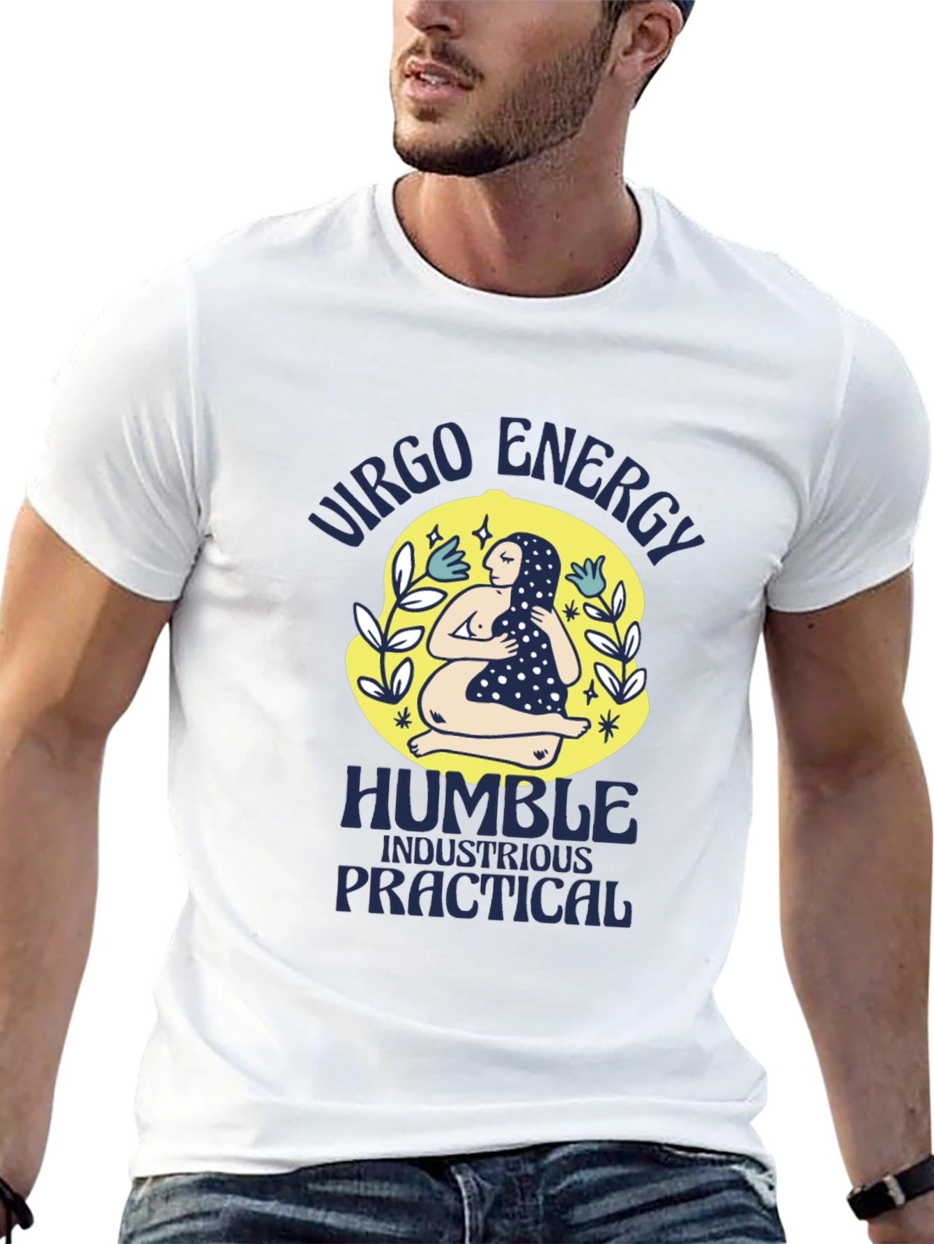 Virgo Energy Graphic T-Shirt - Humble & Practical