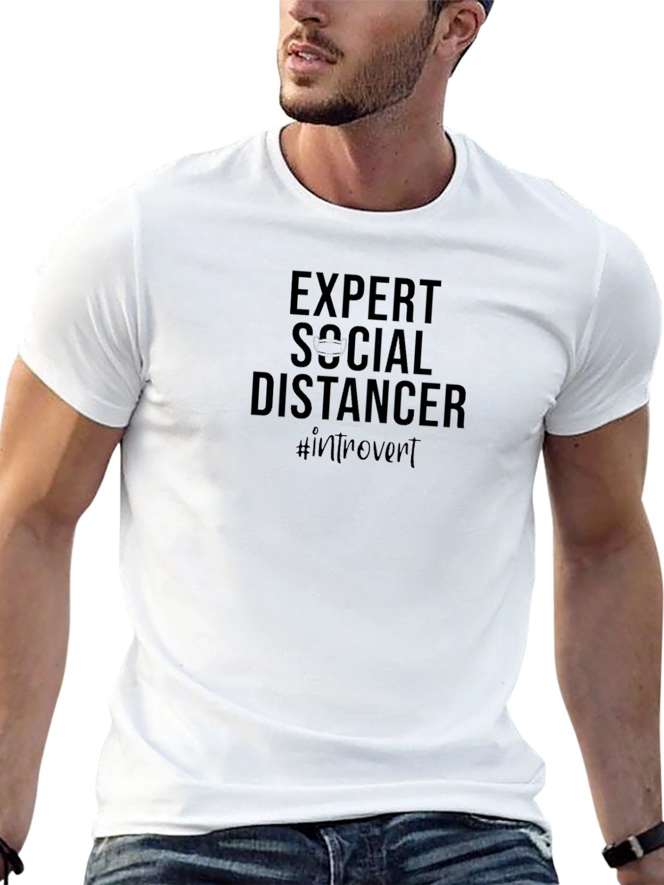 Expert Social Distancer Introvert T-Shirt