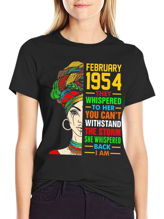 February 1954 Black Woman T-Shirt