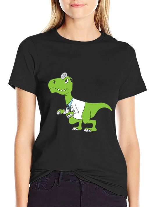 Dino Doctor Black T-Shirt