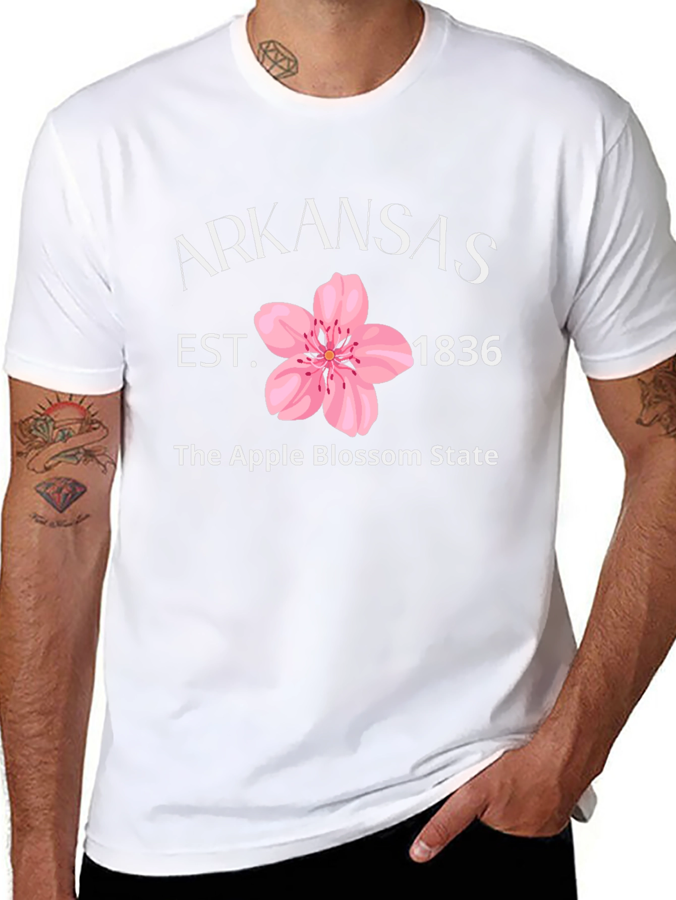 Arkansas Apple Blossom State T-Shirt