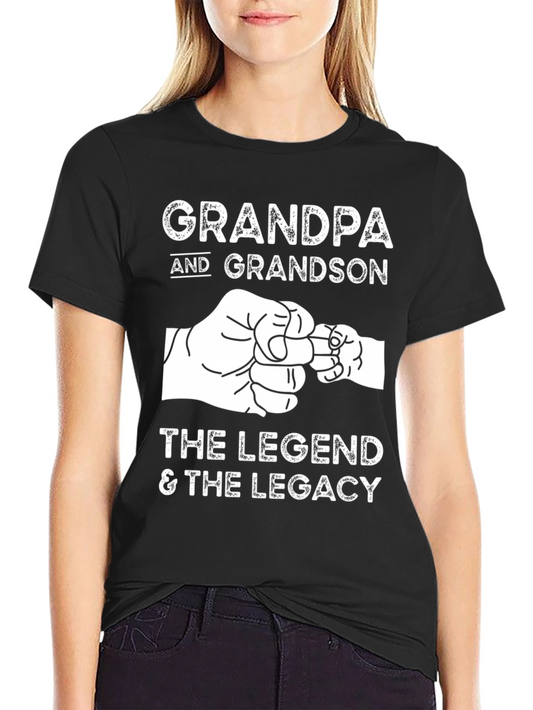 Grandpa & Grandson T-Shirt - Legend & Legacy