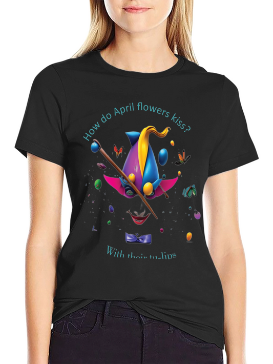 April Flowers Kiss T-Shirt