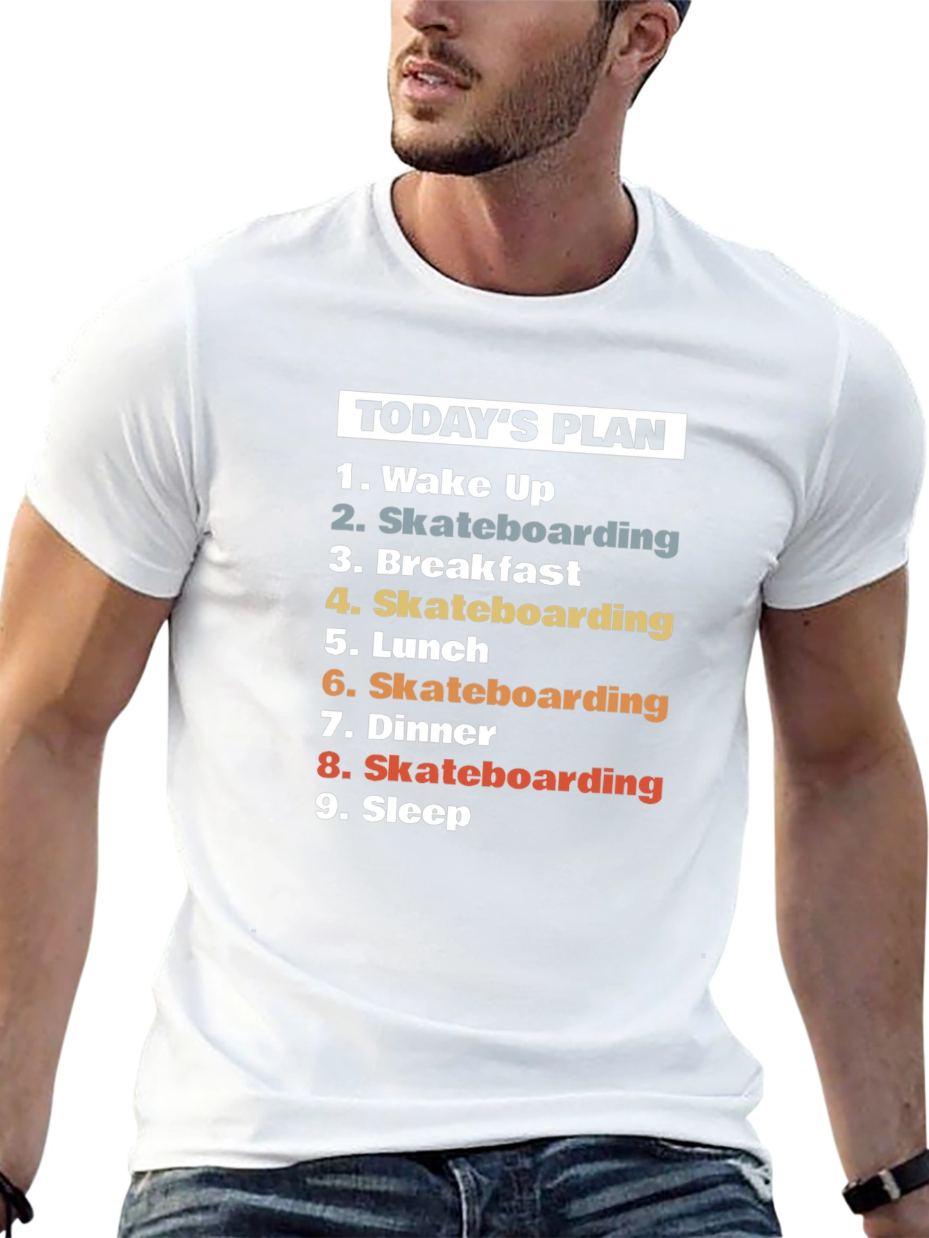 Skateboarding Todays Plan T-Shirt