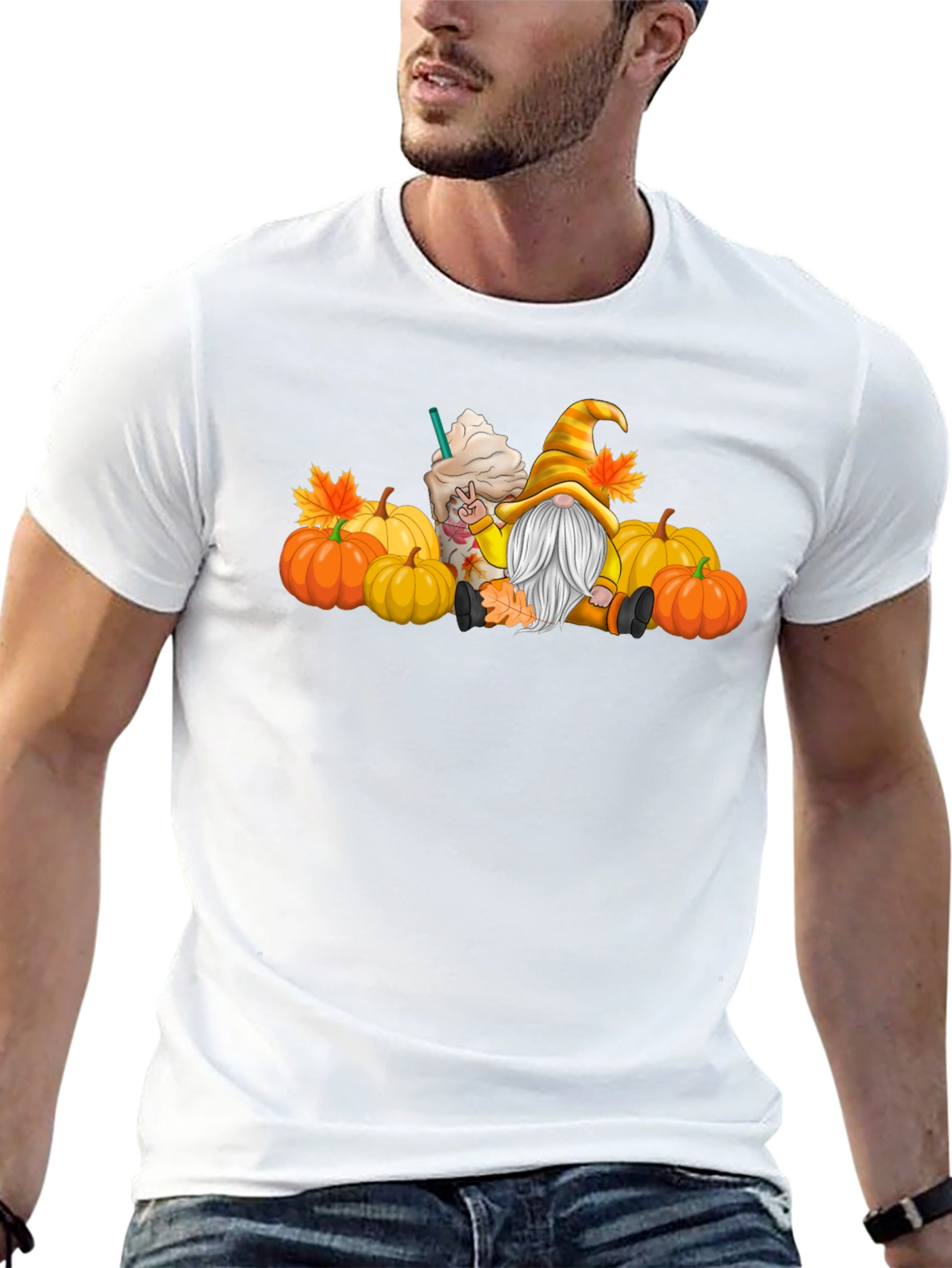 Fall Gnome Pumpkin Spice T-Shirt