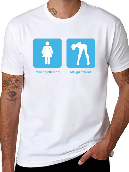 Humorous My Girlfriend Graphic Tee