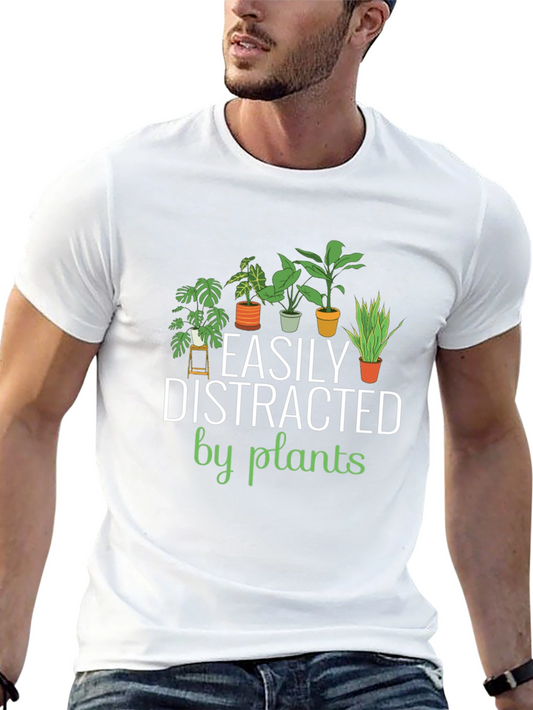 Easily Distracted By Plants Graphic Tee