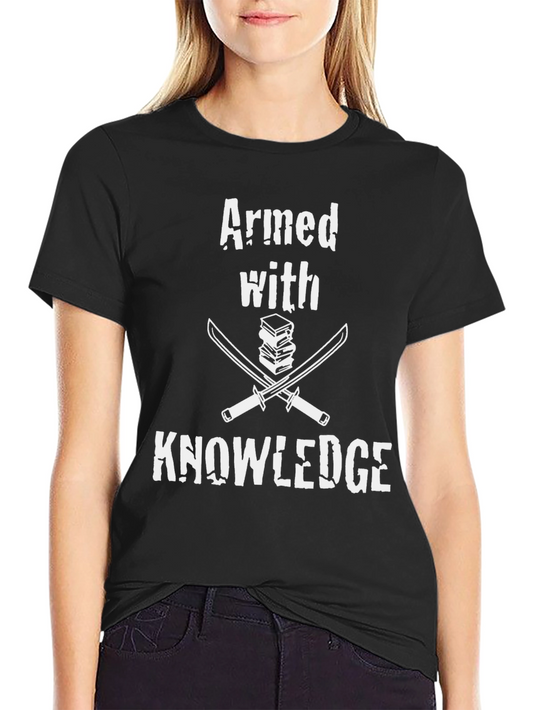 Armed With Knowledge Graphic T-Shirt