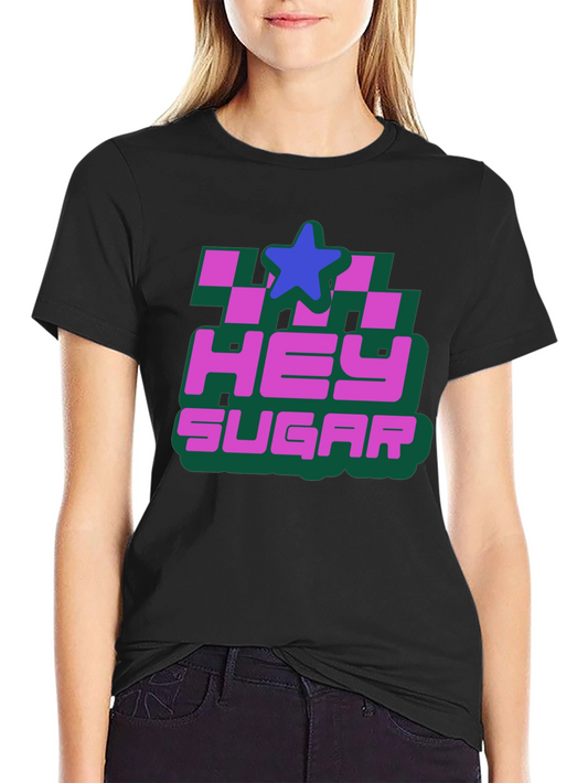 Hey Sugar Graphic T-Shirt - Black