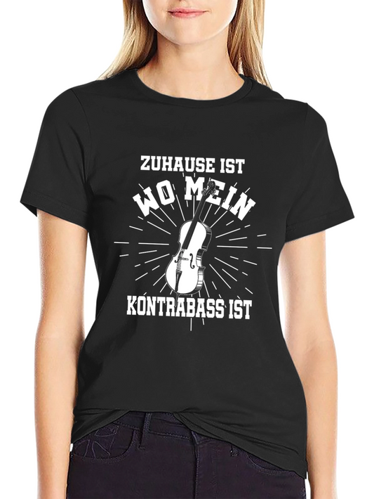 Bass Guitar Home T-Shirt | Musician Tee