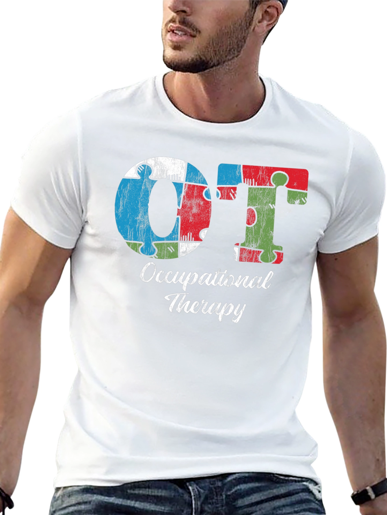 OT Occupational Therapy Puzzle Piece T-Shirt