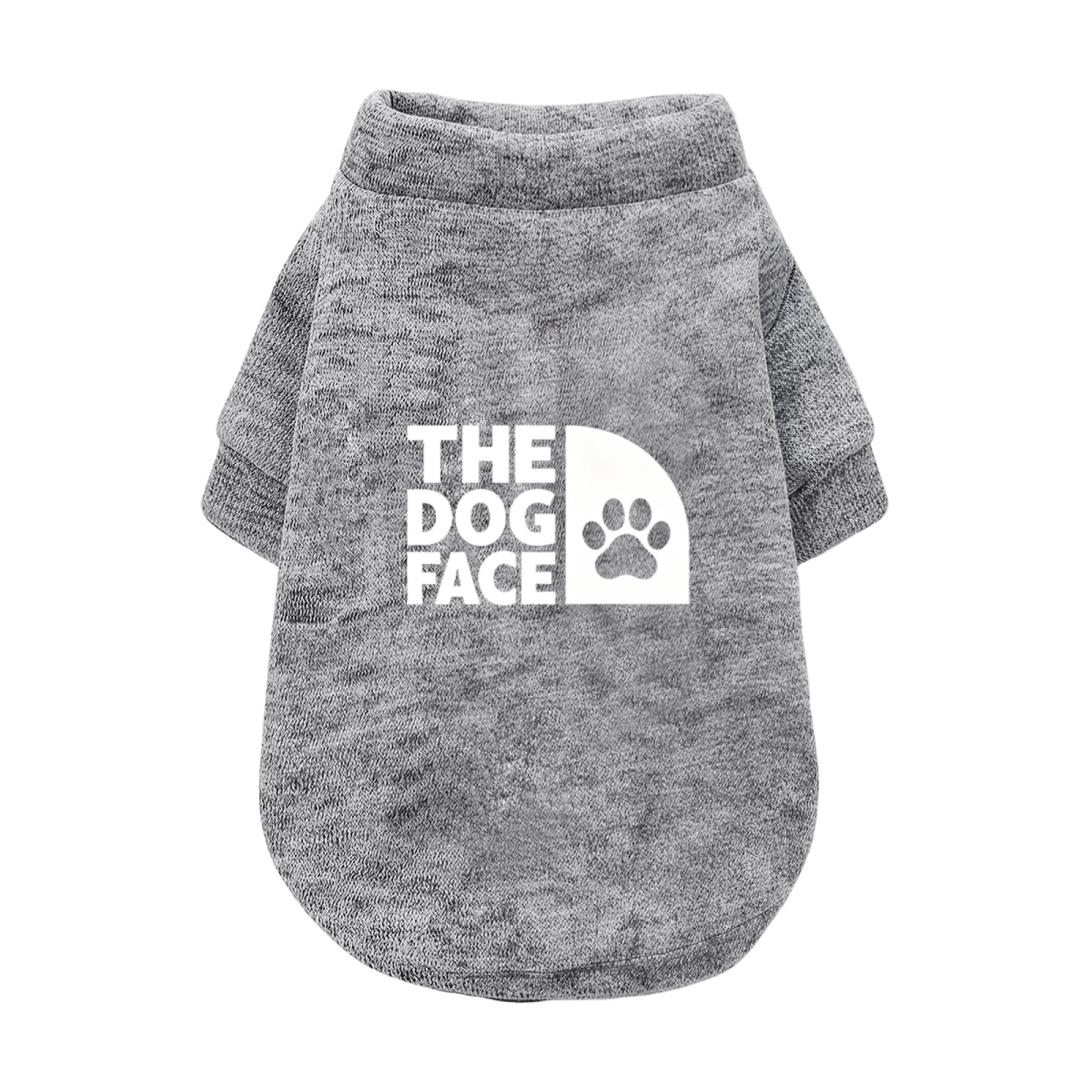 THE DOG FACE Paw Print Pet Sweater Minimalist Puppy Clothes