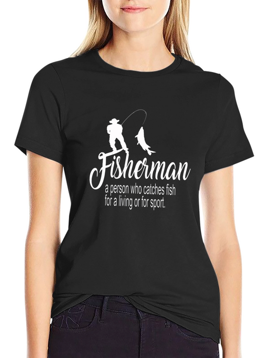 Fisherman Graphic T-Shirt - Sport & Casual Wear