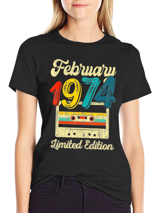 February 1974 Limited Edition Cassette T-Shirt