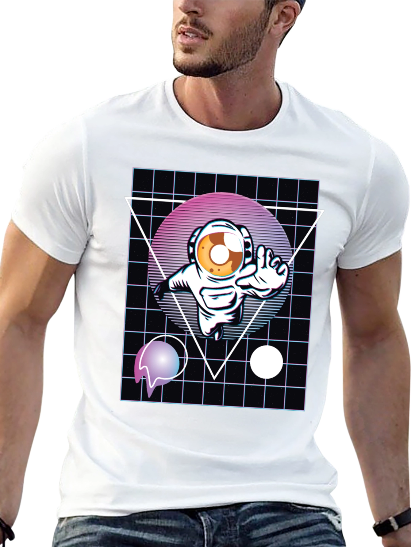 Retro Spaceman Graphic Tee