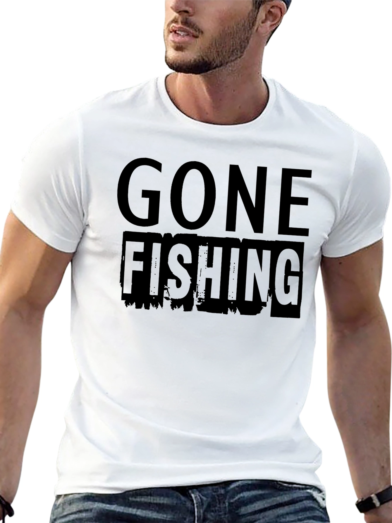 Gone Fishing Graphic T-Shirt