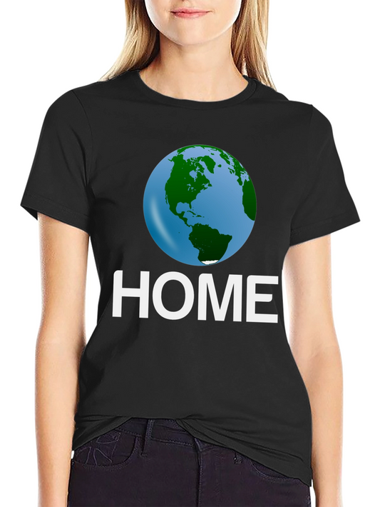 Earth Home T-Shirt - Planet Focus