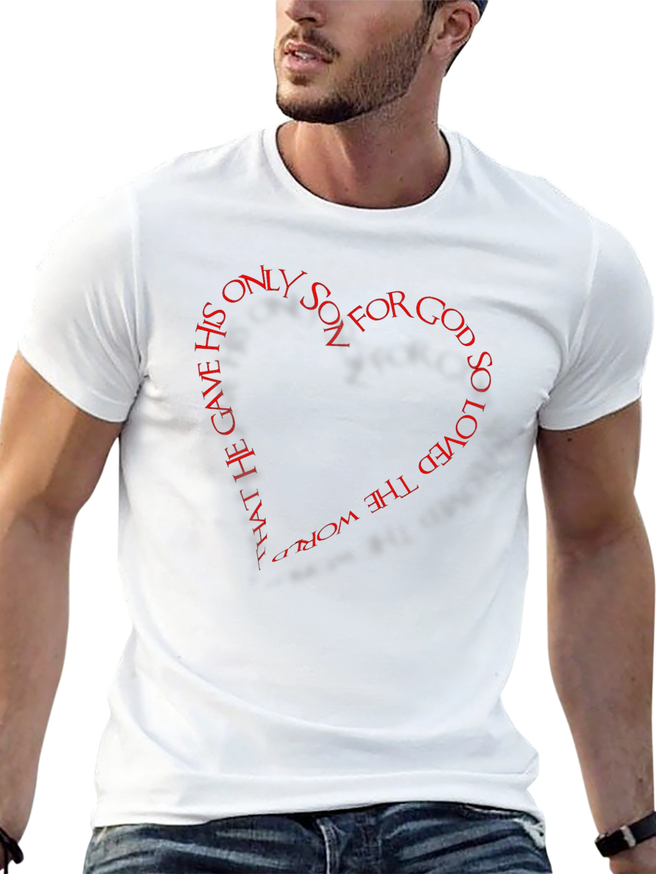 God So Loved The World Heart Tee