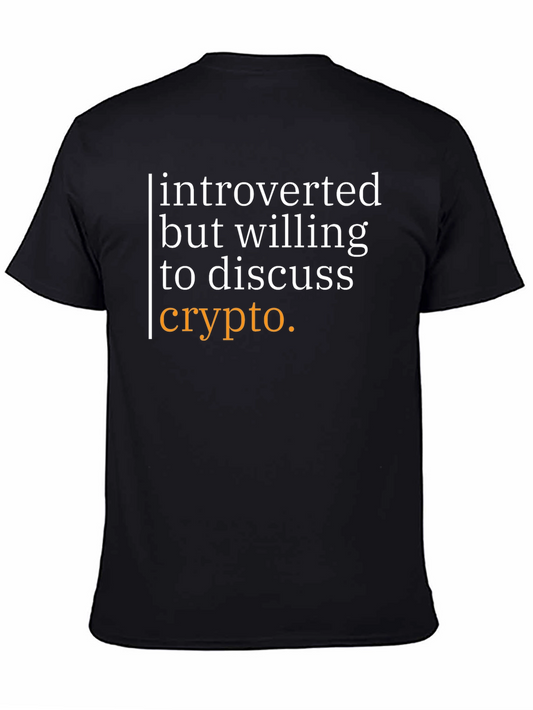 Introverted Crypto Enthusiast Graphic T-Shirt