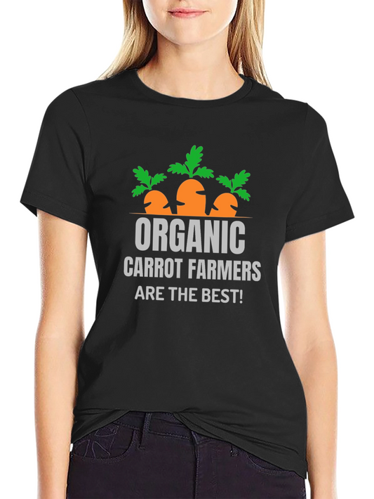 Organic Carrot Farmers T-Shirt - Black