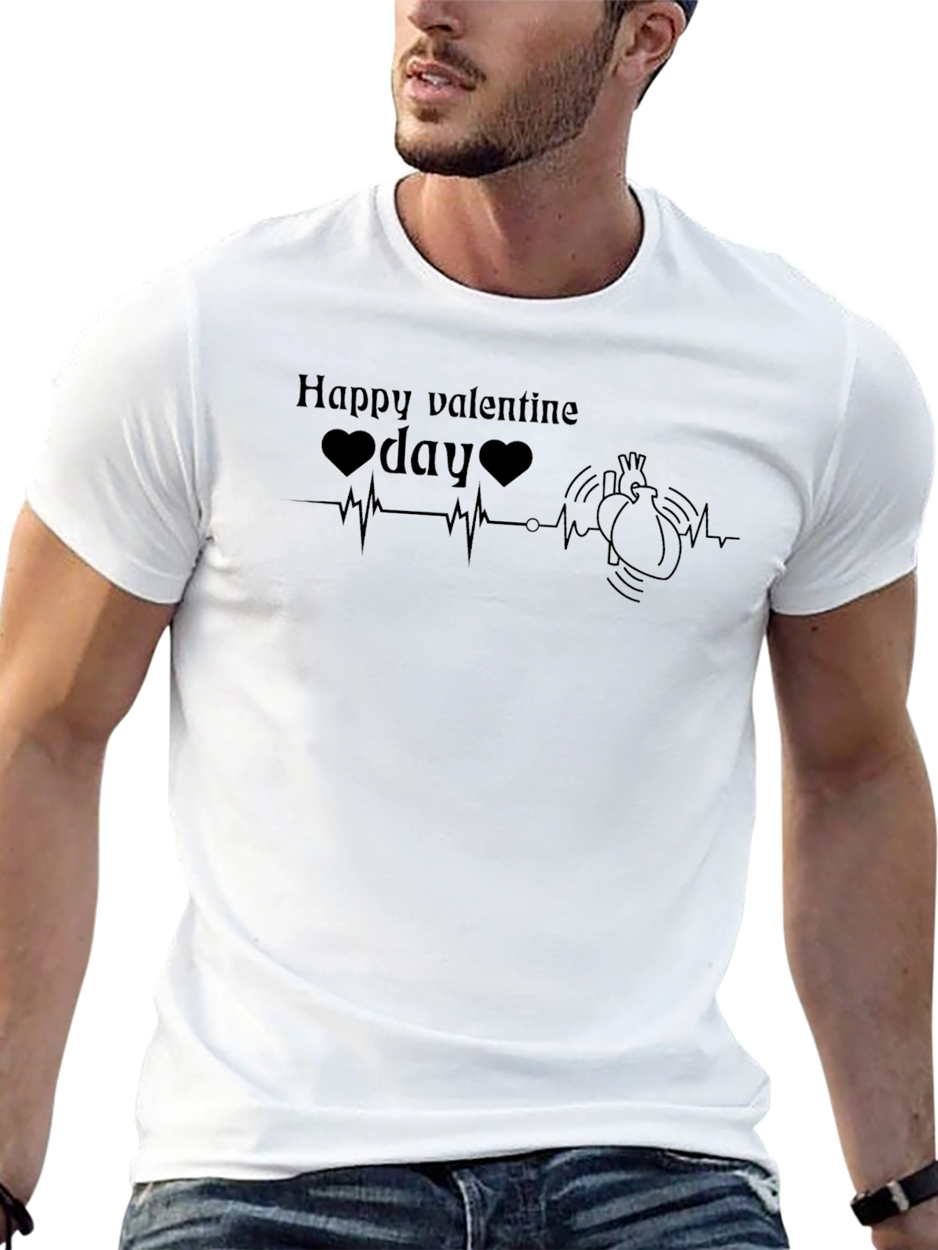 Happy Valentines Day Heartbeat T-Shirt