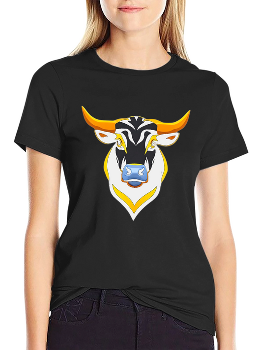 Bull Graphic Black T-Shirt