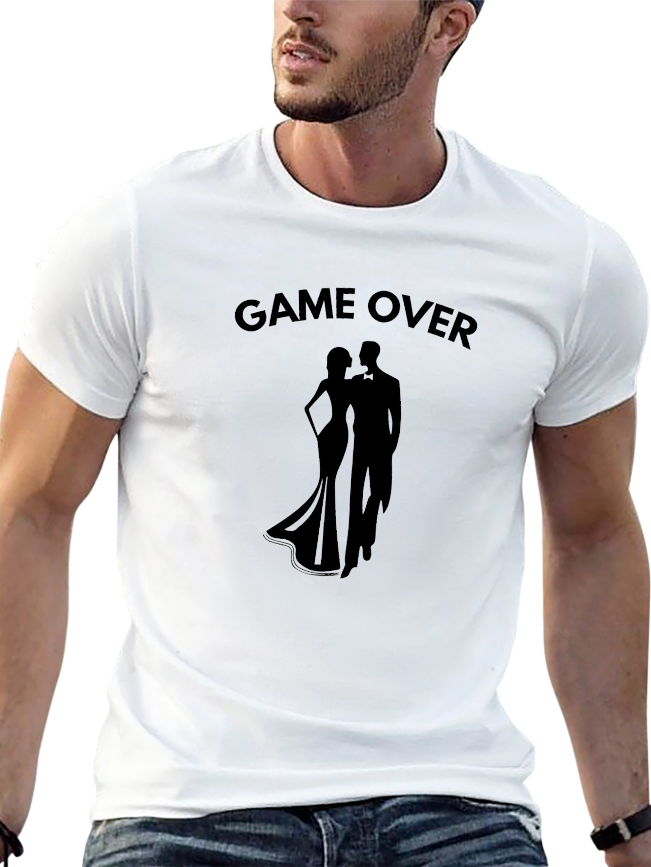 Game Over Wedding Graphic Tee