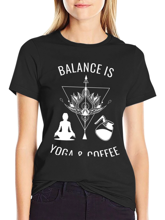 Balance is Yoga & Coffee Graphic Tee