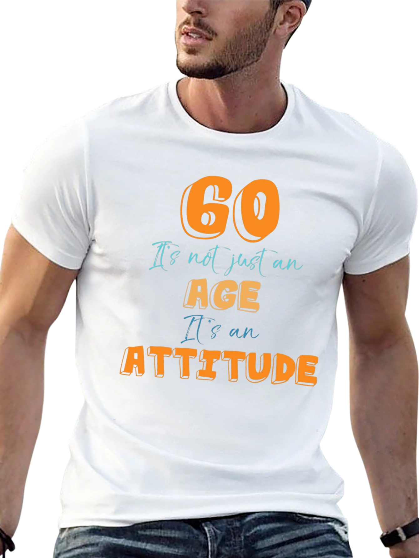 60th Birthday Attitude T-Shirt - Fun Gift