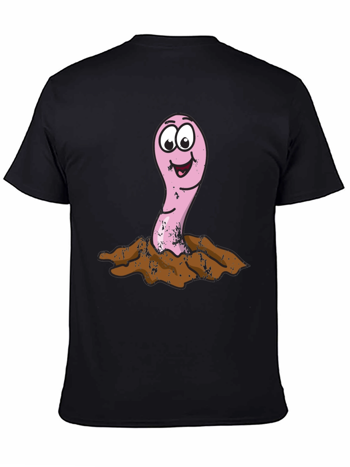 Funny Worm T-Shirt - Cartoon Earthworm Tee