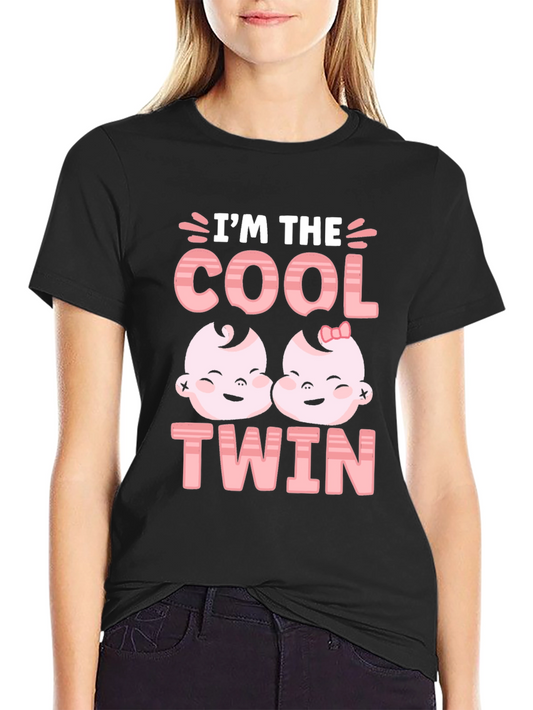 Cool Twin T-Shirt - Cute Baby Graphic Tee