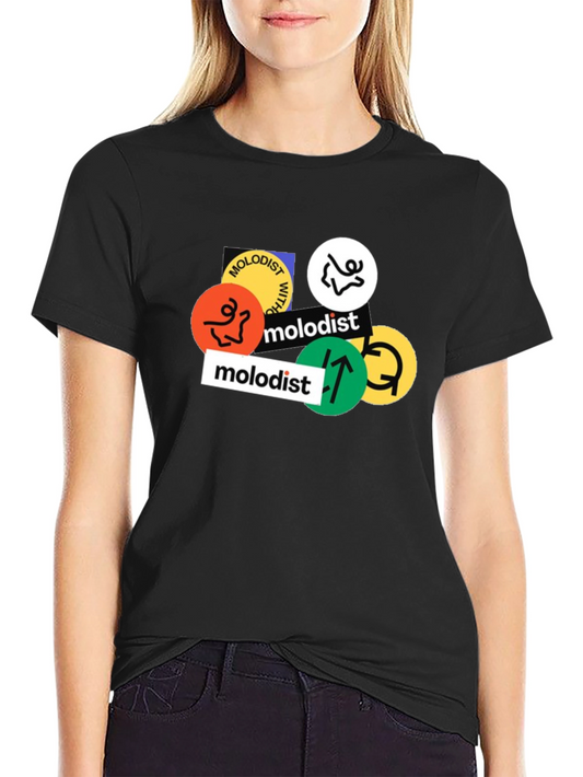 Molodist Graphic Print Black T-Shirt