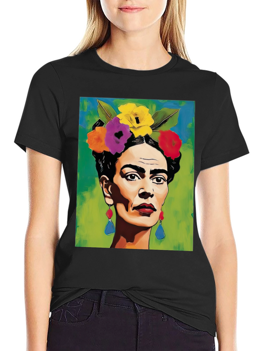 Frida Kahlo Portrait T-Shirt - Unique Art Tee