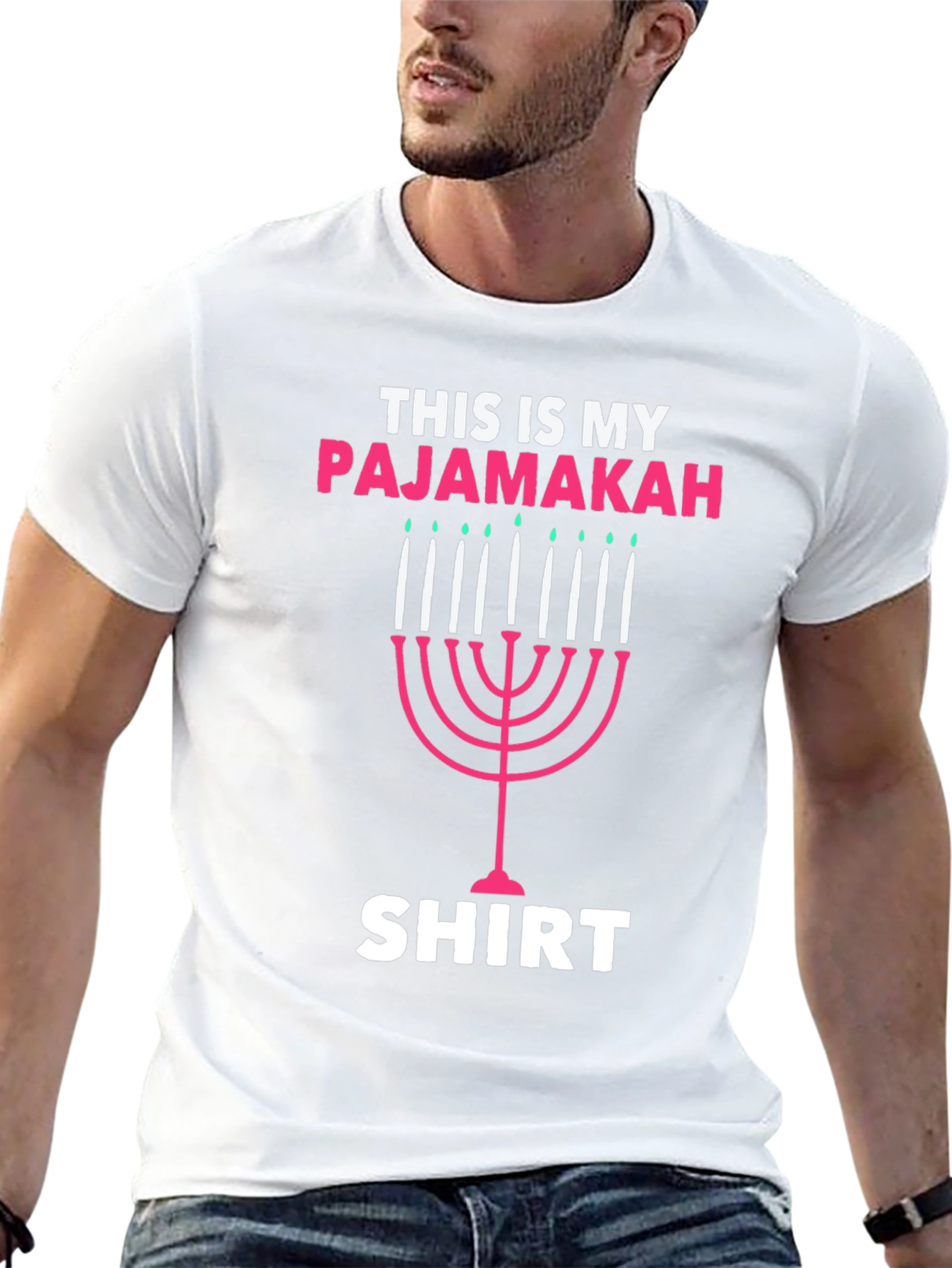 Pajamakah Hanukkah T-Shirt - Funny Holiday Pajama Top